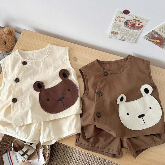 Den Sleeveless Boys Co-ord Set