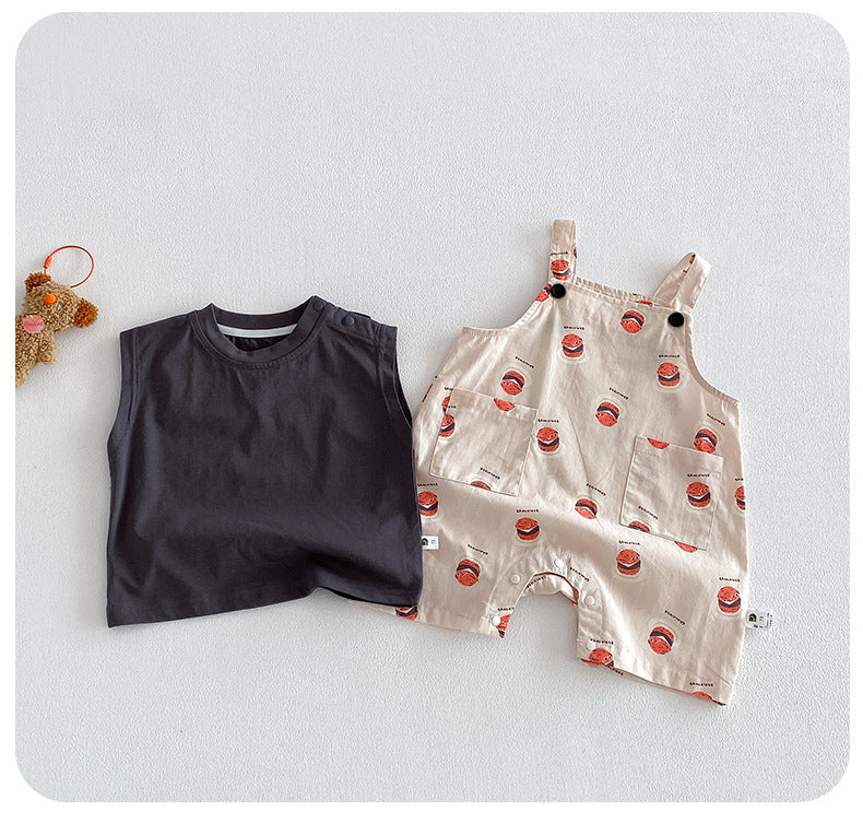 Nyla Tiny Treats Baby Girls Two Piece Jumpsuit Set