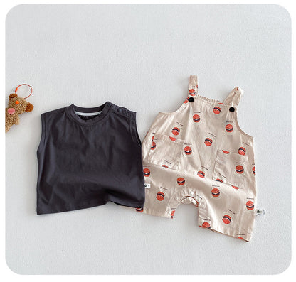 Nyla Tiny Treats Baby Girls Two Piece Jumpsuit Set