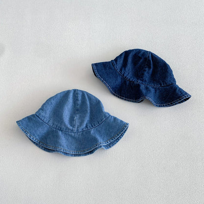 Picnic Perfect Unisex Baby Boys Girls Denim Set with Hat