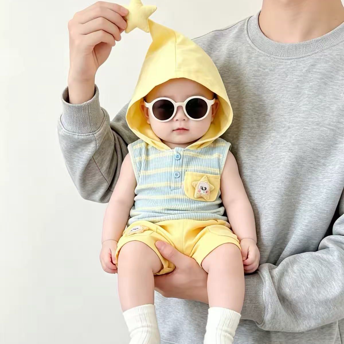 Noah Sunny Days Hooded Boys Two Piece Co-Ord Set