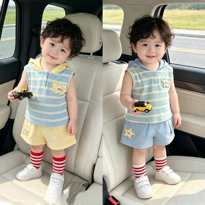 Noah Sunny Days Hooded Boys Two Piece Co-Ord Set