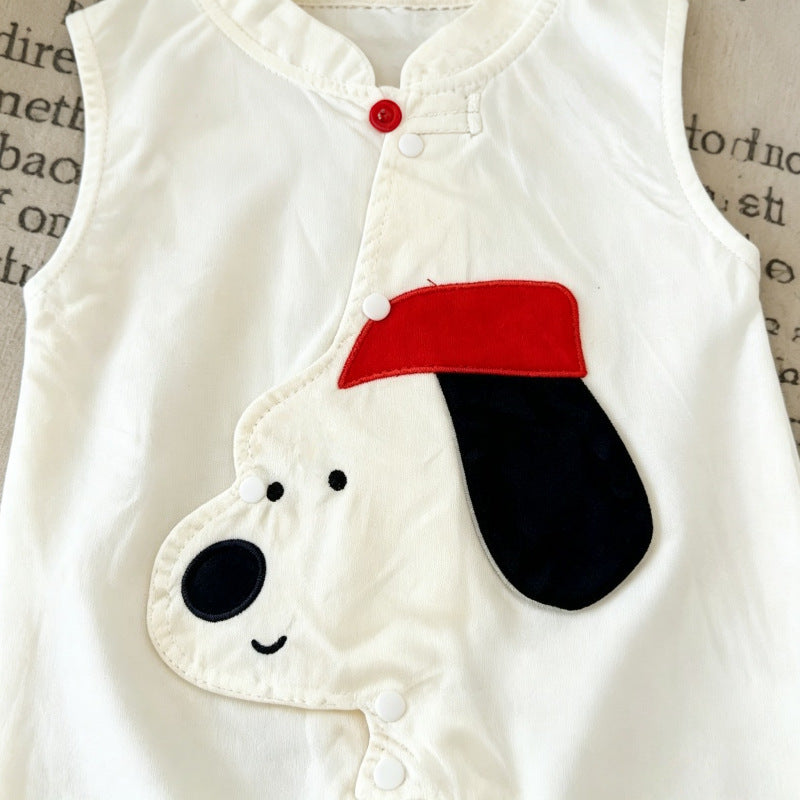 Happy Pup Baby Boys Girls Unisex Romper