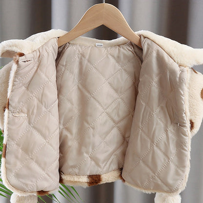 Polka Dot Baby Girls Cozy Coat