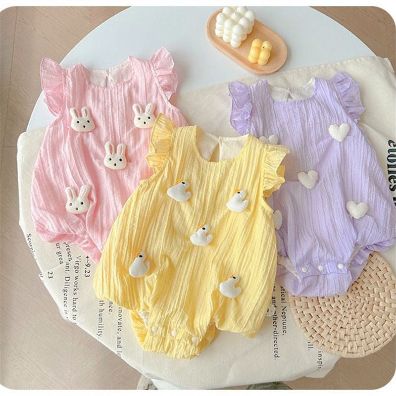 Little Frill Love Baby Girls Romper