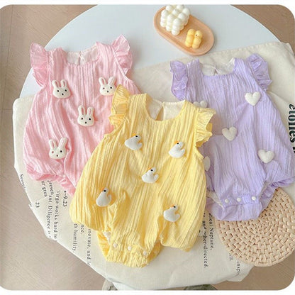 Little Frill Love Baby Girls Romper