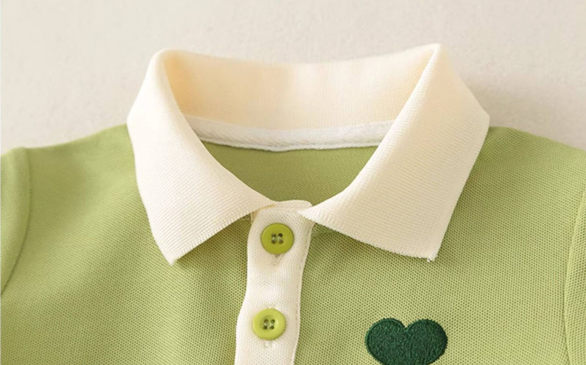 Jim Tiny Heart Baby Boys Romper