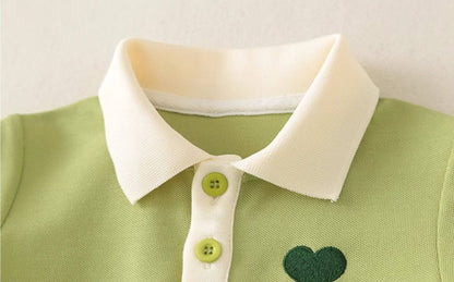Jim Tiny Heart Baby Boys Romper