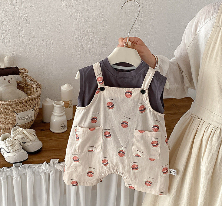Nyla Tiny Treats Baby Girls Two Piece Jumpsuit Set