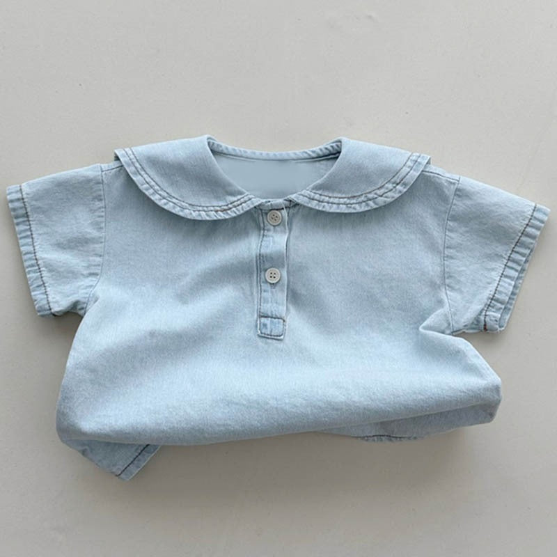 Lil Trendster Boys and Girls Denim Set