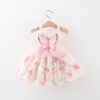 Nayara Fairy Wings Baby Girls Princess Dress