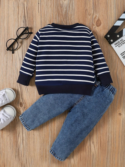 Lil Elephant Boys Tshirt and Denim Set