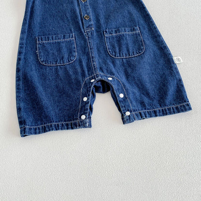 Picnic Perfect Unisex Baby Boys Girls Denim Set with Hat