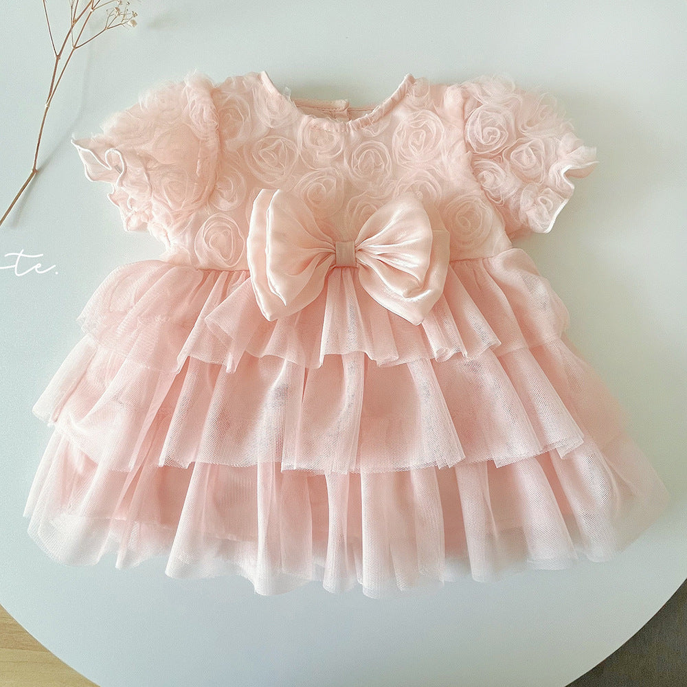 Ella Bow Delight Baby Girls Party Dress