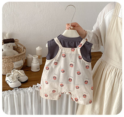Nyla Tiny Treats Baby Girls Two Piece Jumpsuit Set