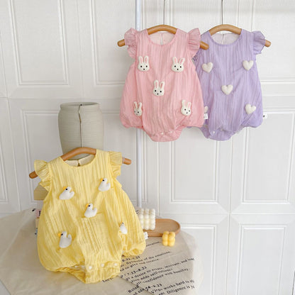 Little Frill Love Baby Girls Romper