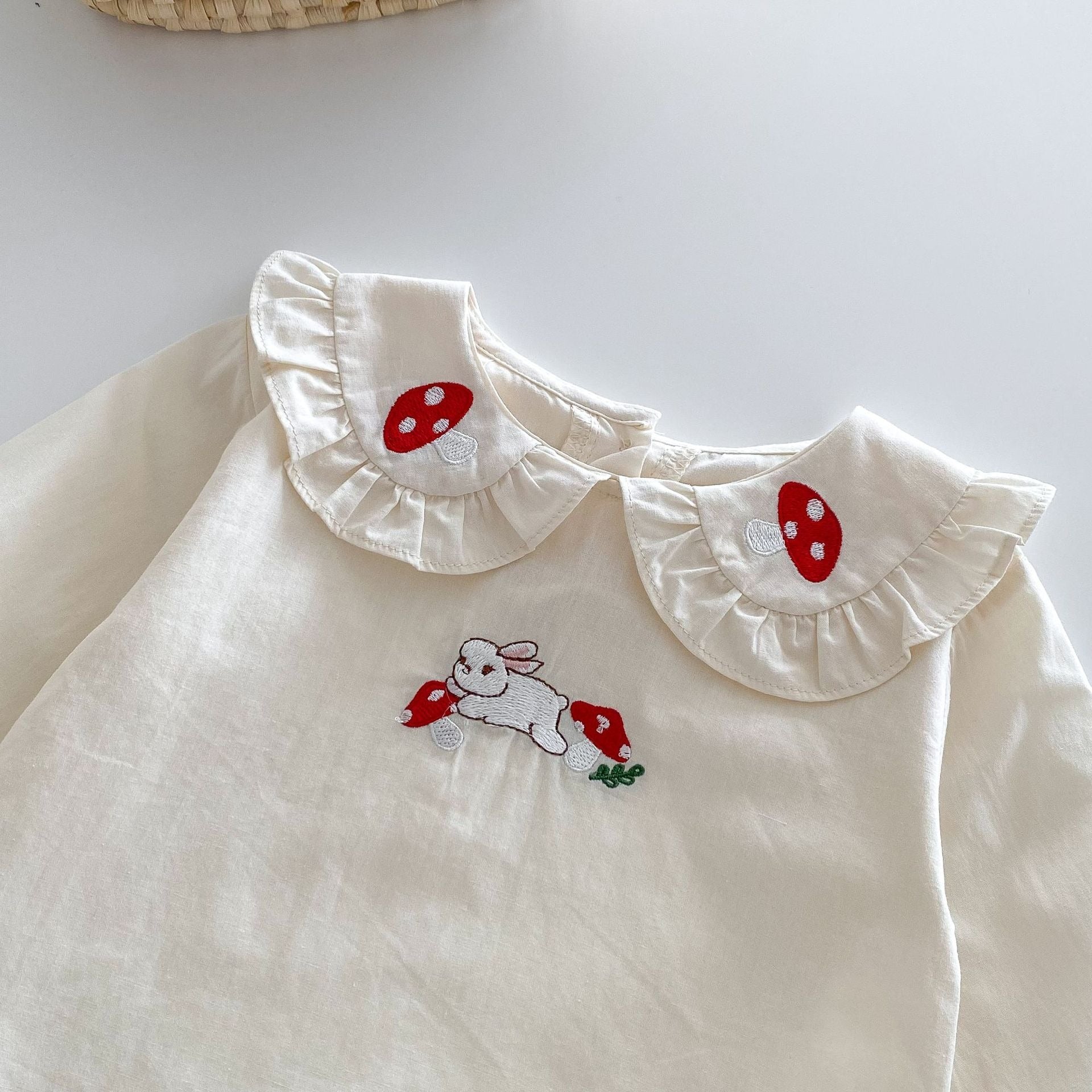 Soft cotton Valentina dress set with embroidery for baby girls – Ju Ju Jam

