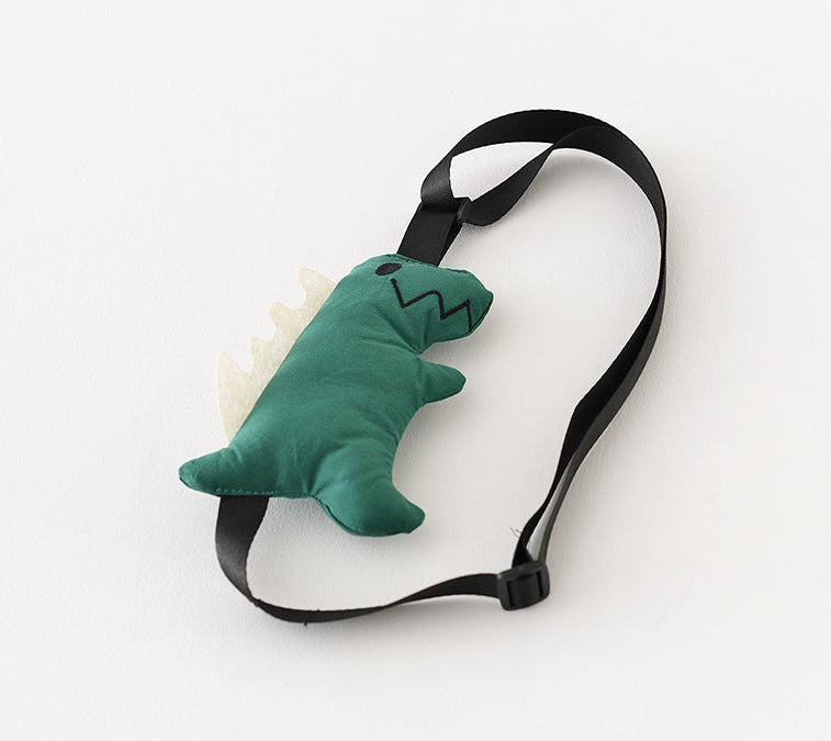 Aiden Dino Baby Boys Romper with Sling Bag