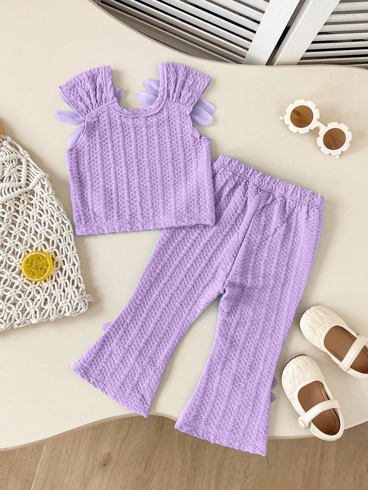 Myra Sky Blossom Baby Girls Two Piece Set