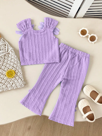 Myra Sky Blossom Baby Girls Two Piece Set