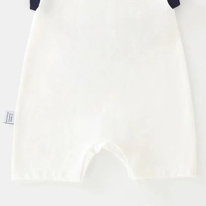 Oliver Breeze boys romper – soft cotton babywear for everyday comfort by Ju Ju Jam.


