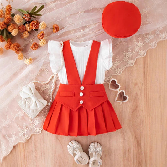 Paris Picnic Baby Outfit for baby girls by Ju Ju Jam

