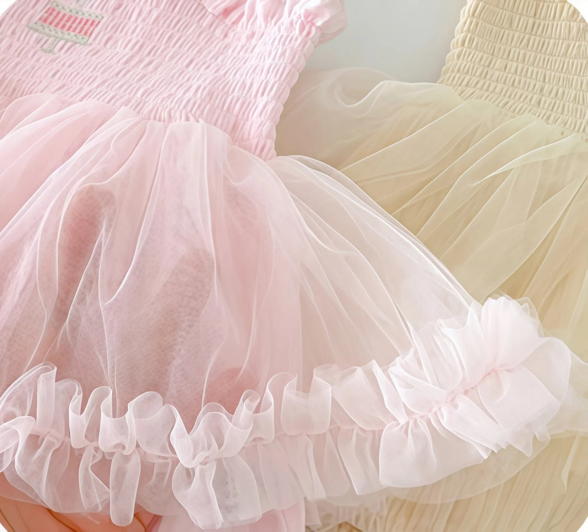 Eloise Cotton Candy Baby Girls Romper Dress