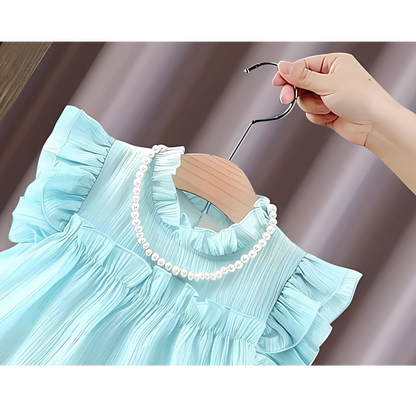 Elegant toddler dress with pearl embellishments – Ju Ju Jam premium wear

