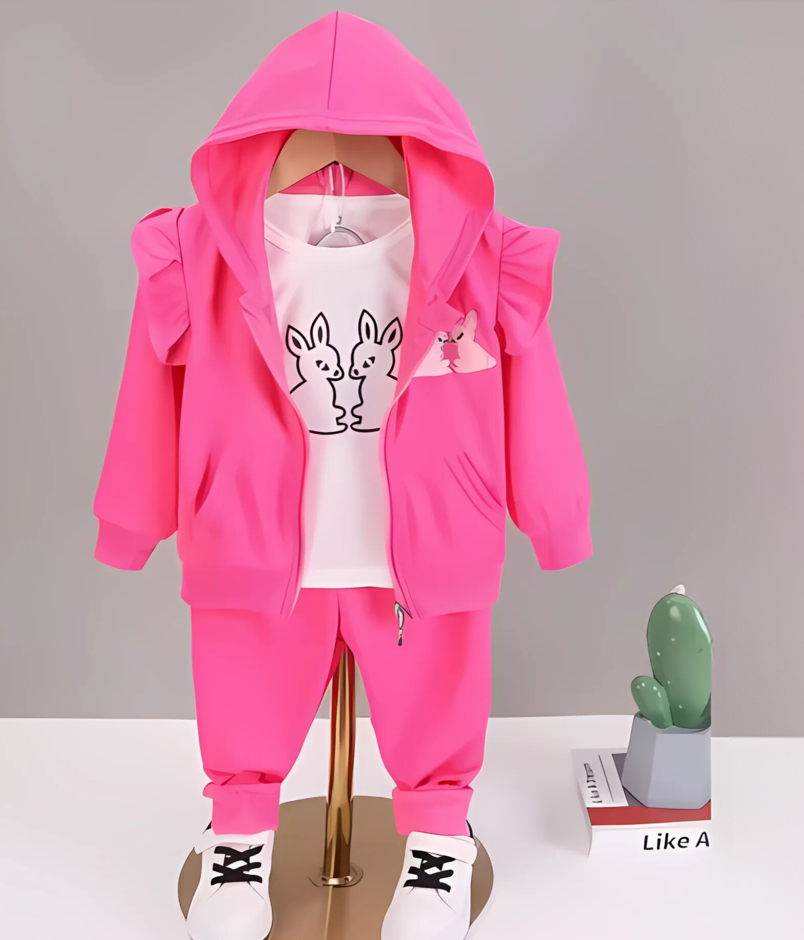 Ju Ju Jam Pink Hoodie Cutie Girls Set – adorable and cozy outfit for toddlers

