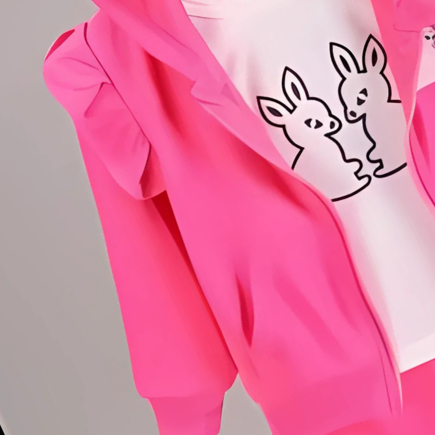 Ju Ju Jam girls pink set with hoodie – perfect for casual wear or play

