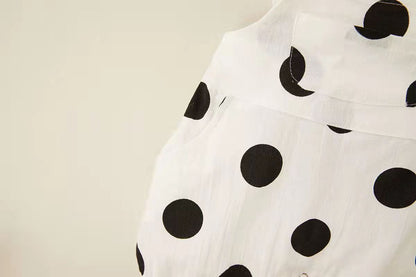 Cozy full-sleeve polka dot jumpsuit with baby hat – Ju Ju Jam Polka Pop

