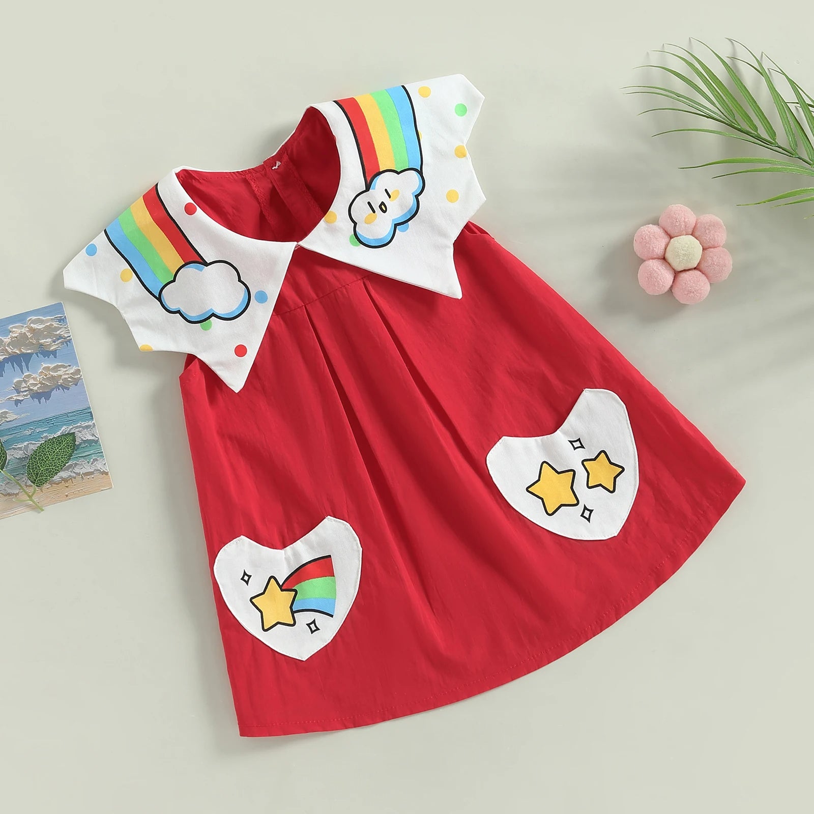 Ju Ju Jam dreamy rainbow dress for baby girls – colorful and elegant


