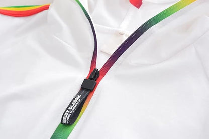 Ju Ju Jam Boys Tracksuit Set with Rainbow Hood - Comfortable and colorful outfit for boys, ideal for everyday wear.