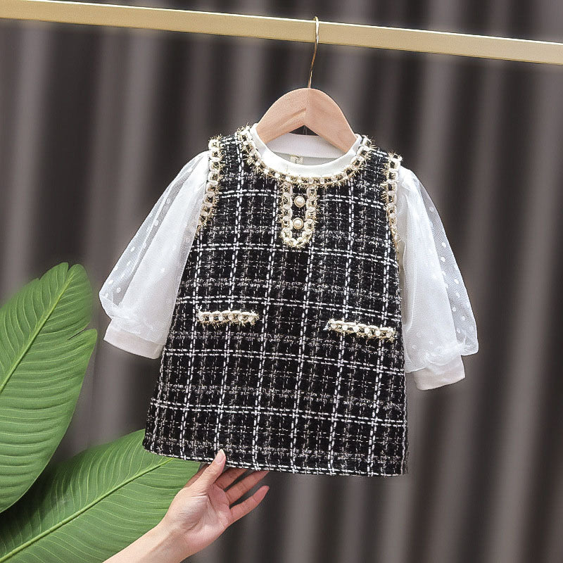 Royal Fit Girls Dress - Elegant and regal dress for baby girls with a refined fit, perfect for special occasions, available at Ju Ju Jam.