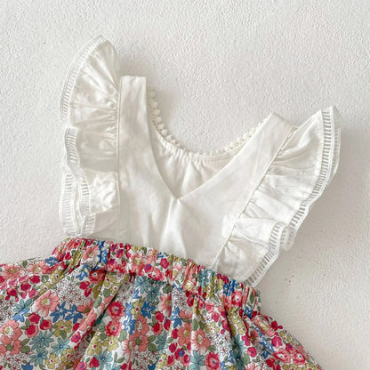Ruby Posh baby outfit combining romper and dress – Ju Ju Jam

