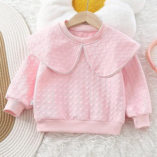 Ruffle patterned neck girls top – Ju Ju Jam kids fashion


