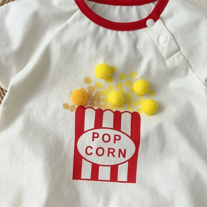 Popcorn 3D Baby Boys and Girls Romper