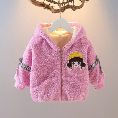 Ju Ju Jam’s Little Girls Cute Warm Jacket – adorable, soft, and perfect for chilly days.