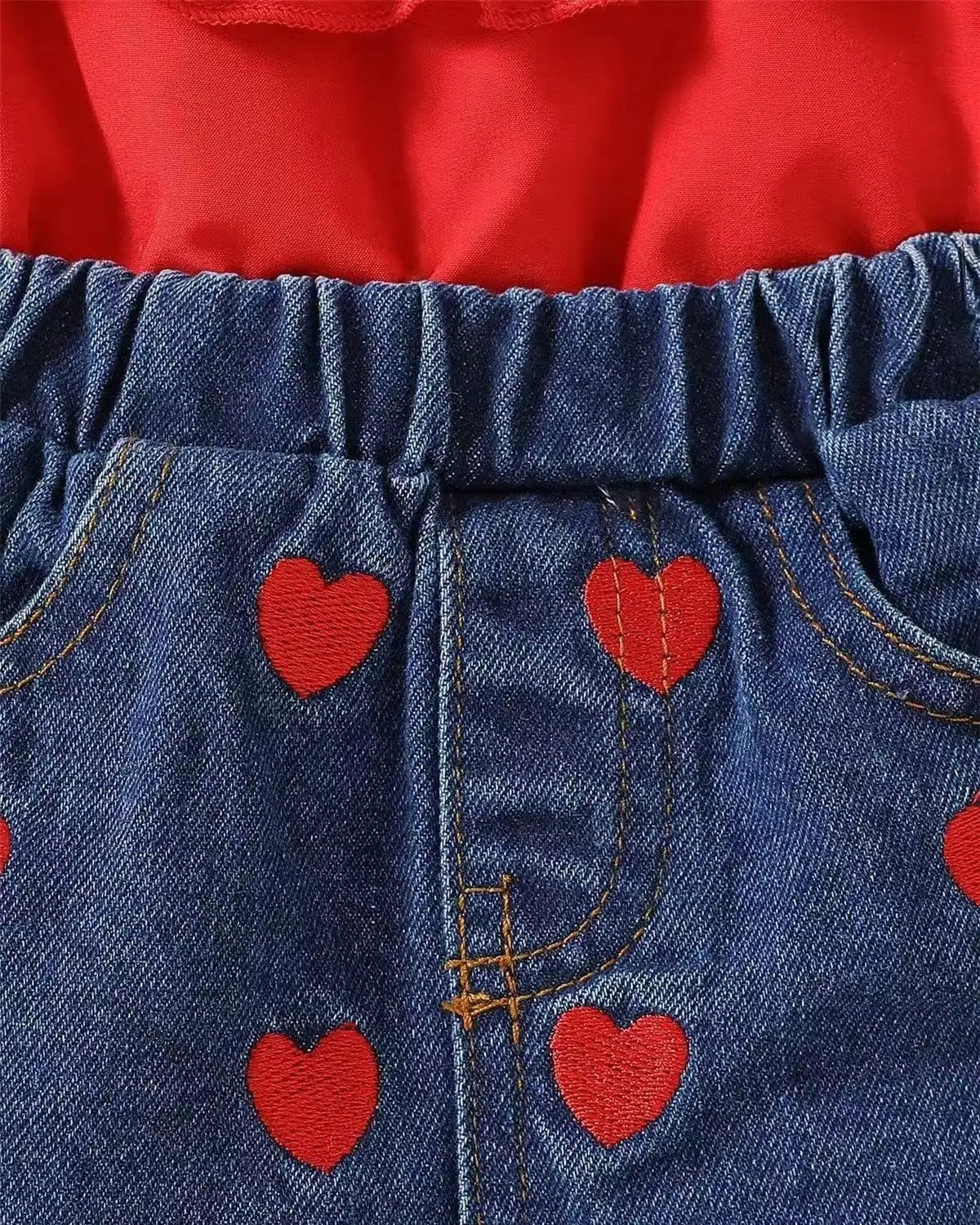 Iva Little Hearts Girls Set with Headband