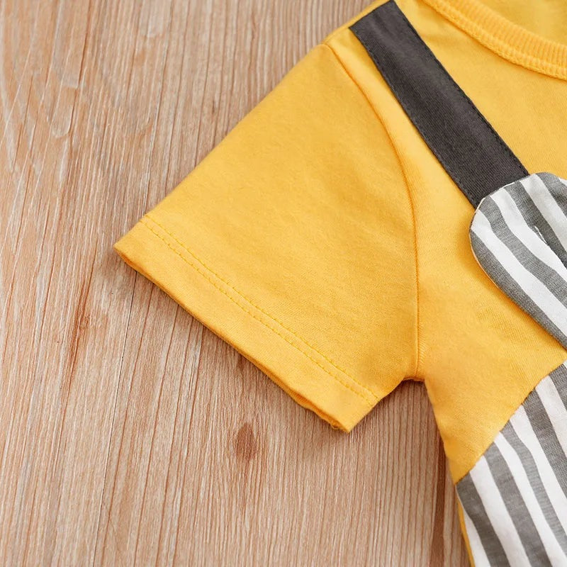 Baby Meow Moon Romper for babies by Ju Ju Jam
