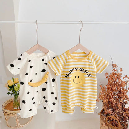 Little Baby Boys and Girls Bright Romper