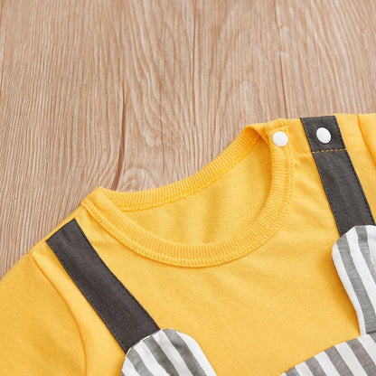 Baby Meow Moon Romper for babies by Ju Ju Jam
