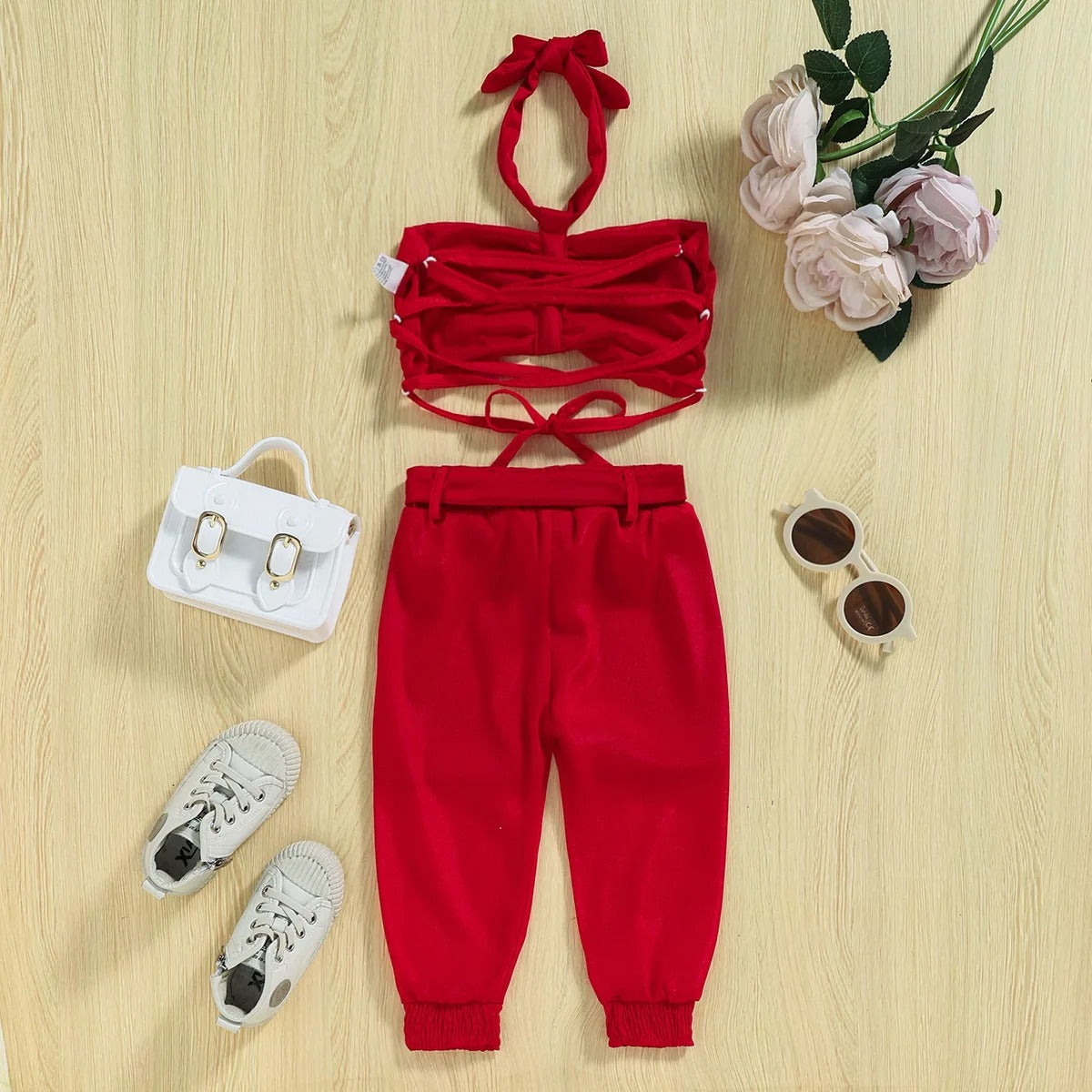 Toddler girl in Ju Ju Jam Pretty Party Set – fabulous baby outfit for festive occasions

