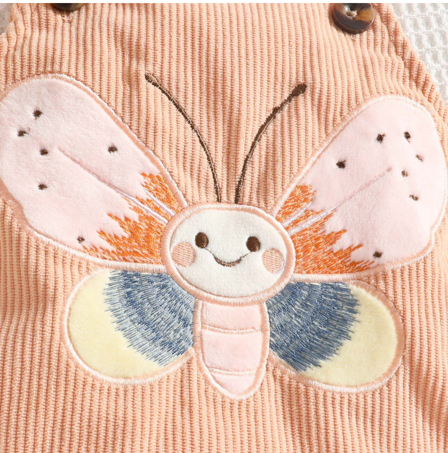 Ellie Bee Blossom Baby Girls Romper Dress with Headbow