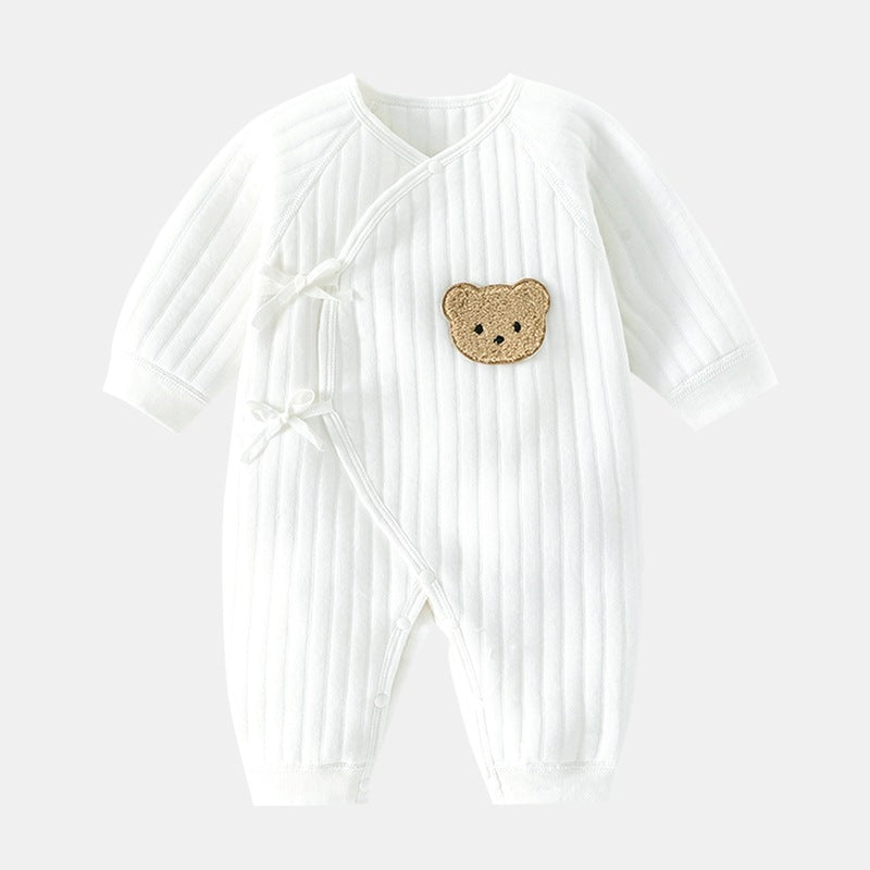 Ju Ju Jam Side Knot Cute Baby Jumpsuit: Adorable and Comfortable Infant Apparel