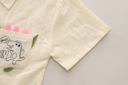 Ju Ju Jam Stylish Boys Set – Smart Pocket Shirt and Coordinated Bottoms

