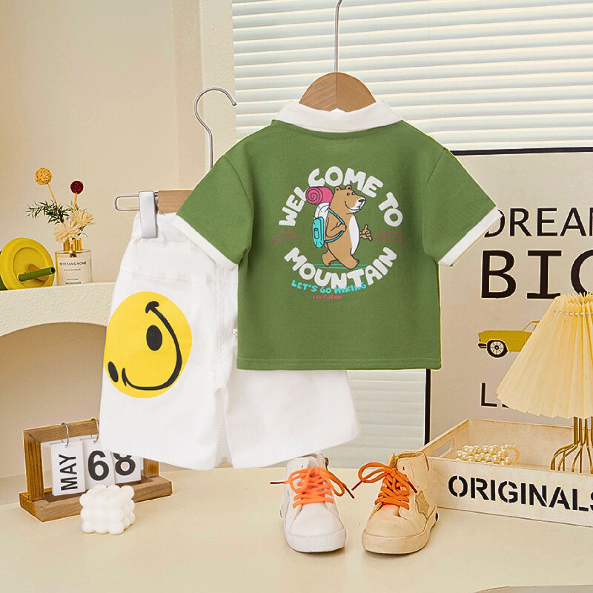 Ju Ju Jam stylish boys T-shirt and shorts outfit for toddlers

