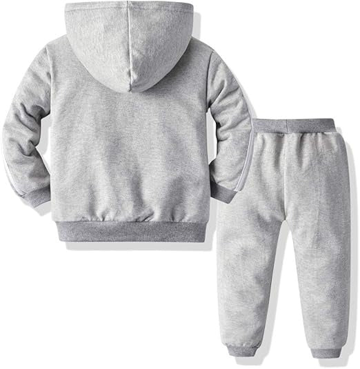 Two-piece sporty tracksuit for baby boys and girls with hoodie – Ju Ju Jam

