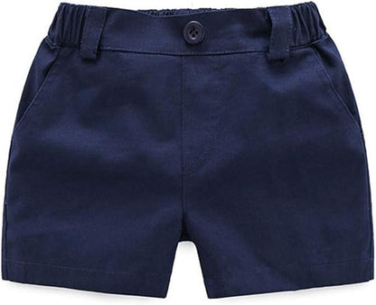 Baby boys polo romper and shorts set – stylish and breathable outfit by Ju Ju Jam

