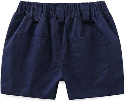 Short-sleeve polo romper and matching shorts for boys – Ju Ju Jam babywear

